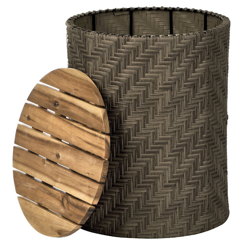 Maddison Lane Giro Rattan Storage Stool Temple Webster